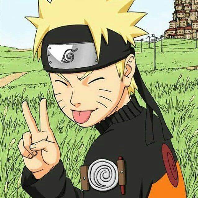 Naruto Making Peace Sign pfp Profile Picture