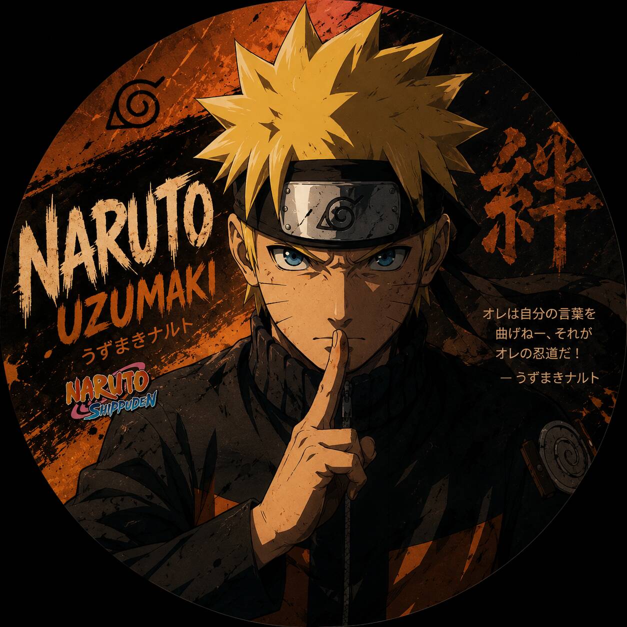Naruto Uzumaki pfp Profile Picture with Determined Look