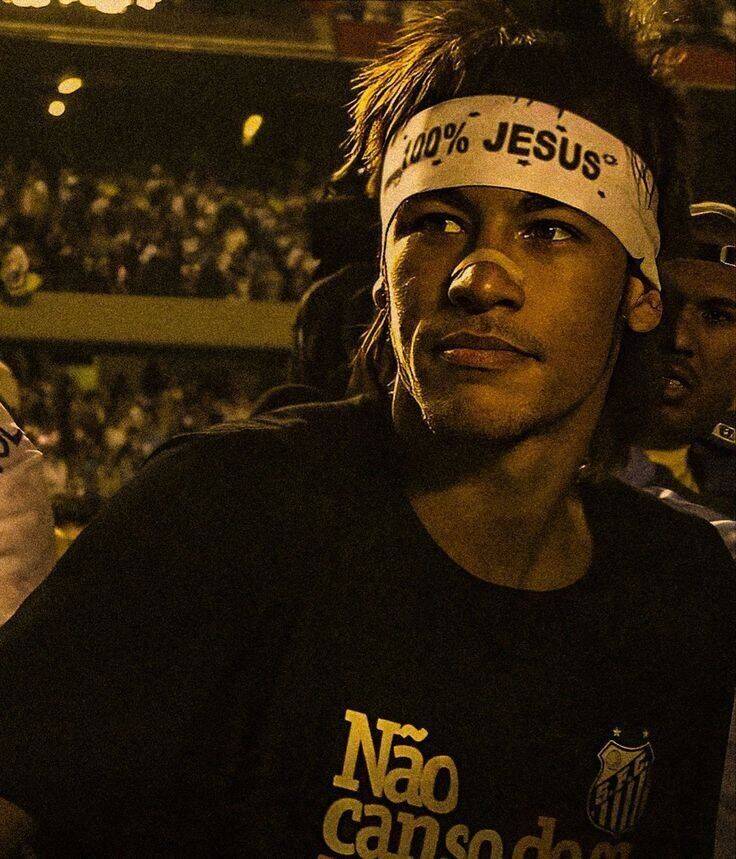 Neymar pfp Profile Picture with Santos Jersey
