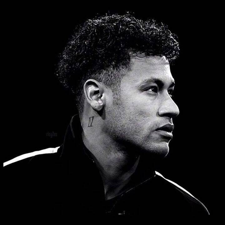 Neymar pfp Profile Picture in Black and White