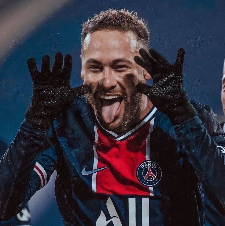 Neymar pfp Profile Picture Celebrating Goal for Paris Saint Germain