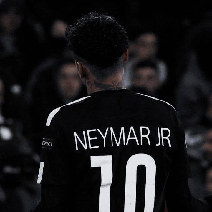 Neymar pfp Profile Picture with Black Al Hilal Jersey