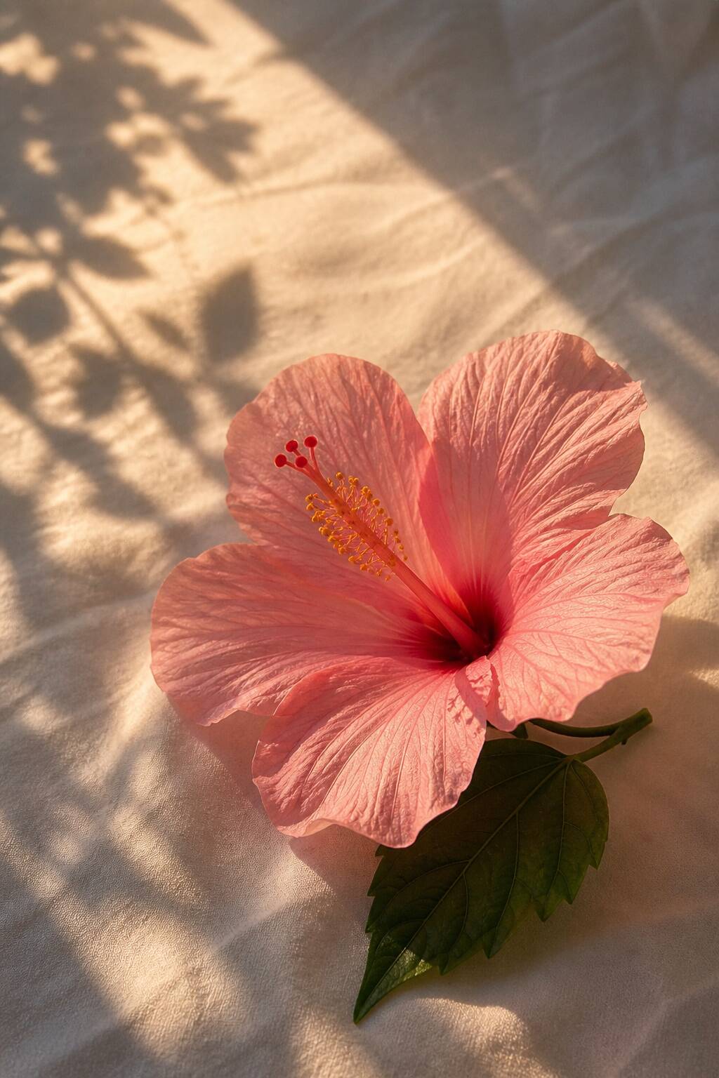 Aesthetic pfp Profile Picture of Pink Hibiscus Flower