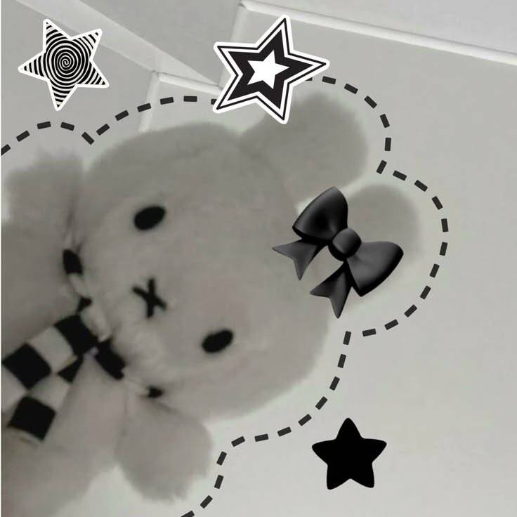 Teddy Bear pfp Profile Picture with Stars