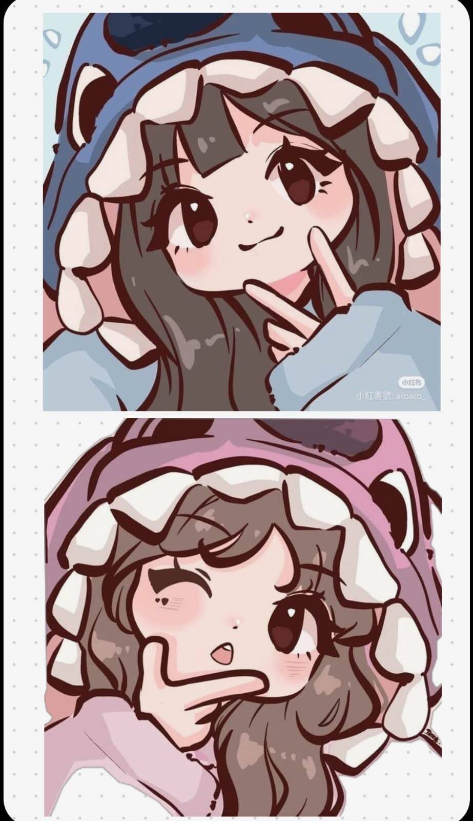 Cute Dinosaur Matching Couple pfp Profile Picture