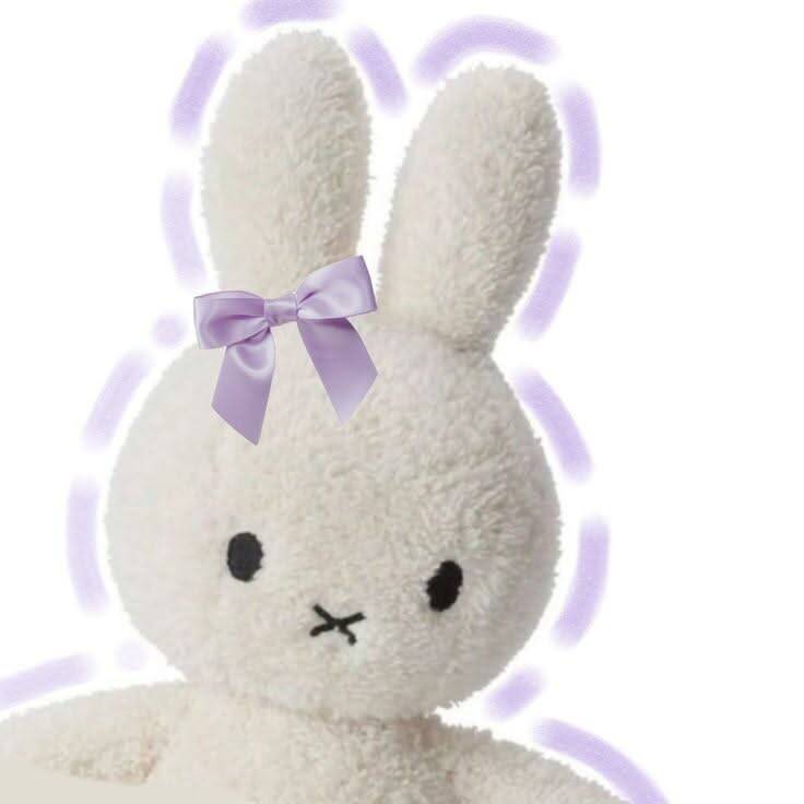 Purple pfp Profile Picture of Cute Bunny