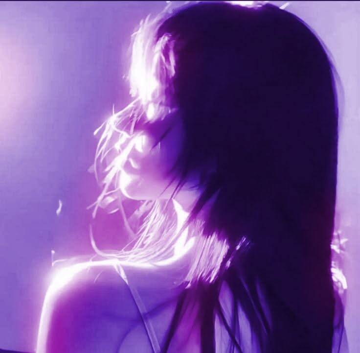 Purple pfp Profile Picture of Mysterious Silhouette