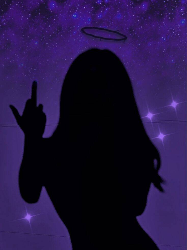 Purple pfp Profile Picture of Rebel Angel