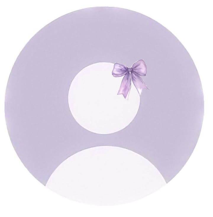 Purple Profile Picture with Charming Bow pfp Profile Picture