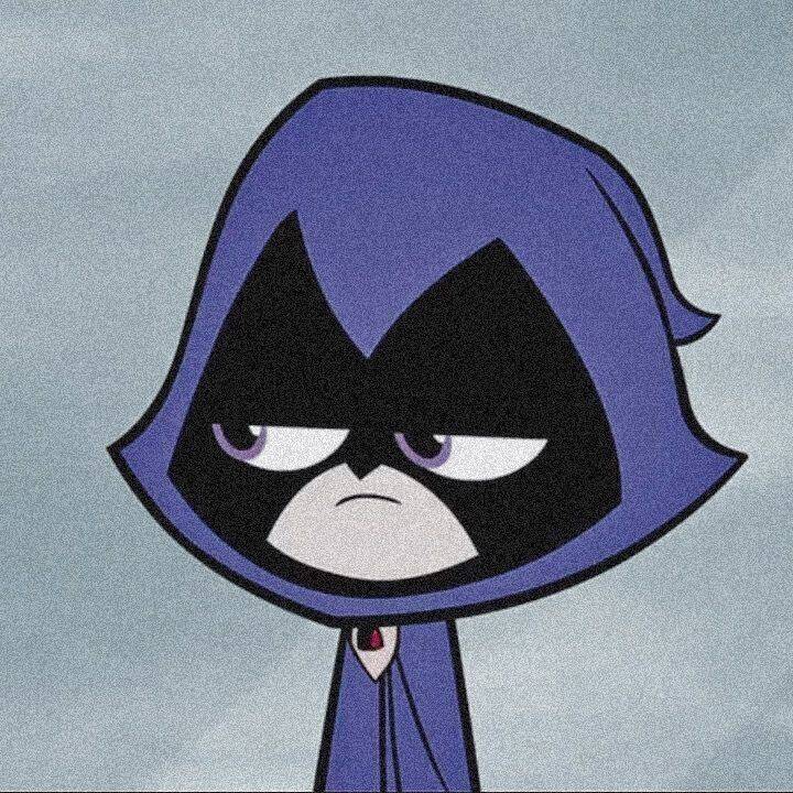 Cartoon Style Raven Instagram pfp Profile Picture