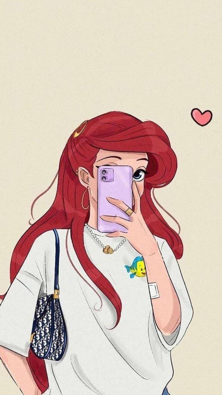Girl with Red Hair Drawing pfp Profile Picture