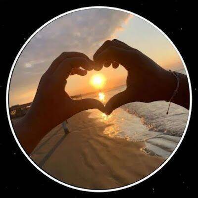 Romantic pfp Profile Picture with Sunset