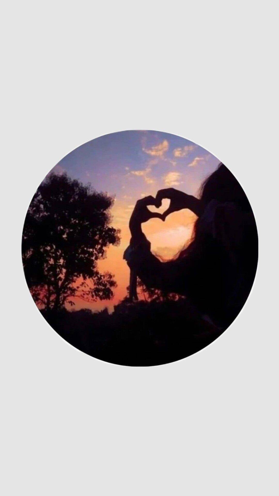 Romantic pfp Profile Picture with Sunset