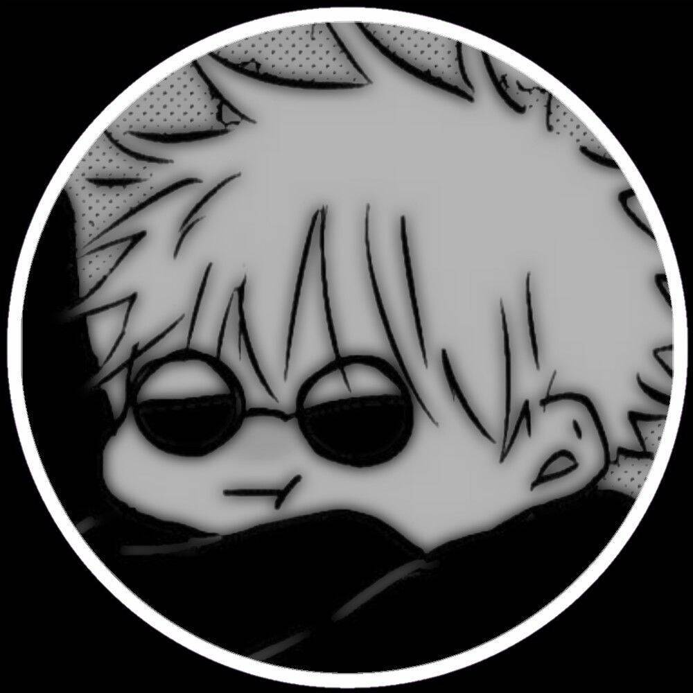 Anime Style pfp Profile Picture with Sad Character