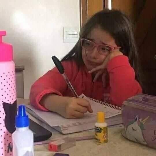 Sad Girl pfp Profile Picture Studying Alone