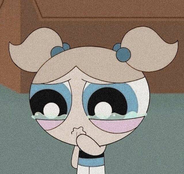 Sad Powerpuff Girls Girl pfp Profile Picture with Tears