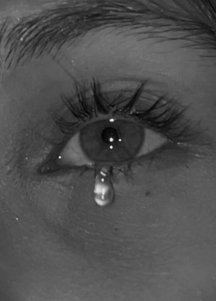 Sad pfp Profile Picture of Eye with Tear