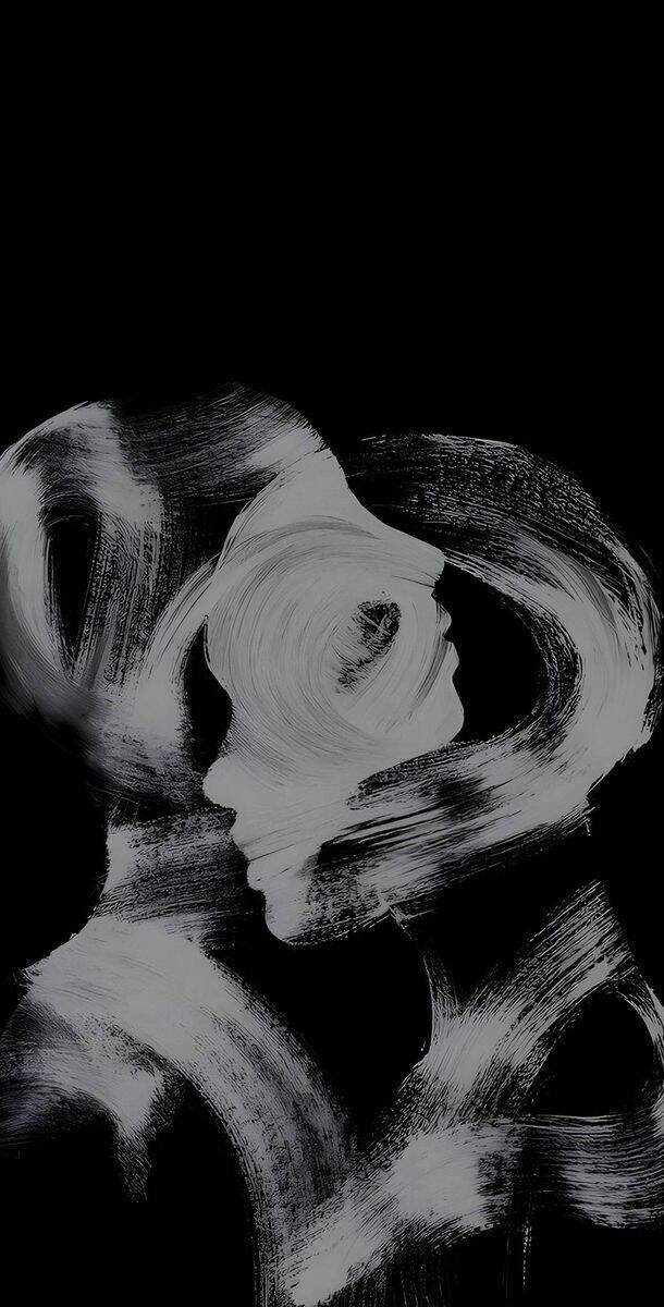 Sad pfp Profile Picture of Silhouette in Black and White
