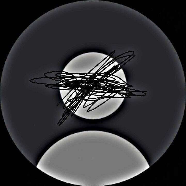 Sad Silhouette pfp Profile Picture on Dark Background