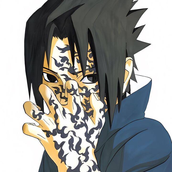 Sasuke pfp Profile Picture in Shadow Style
