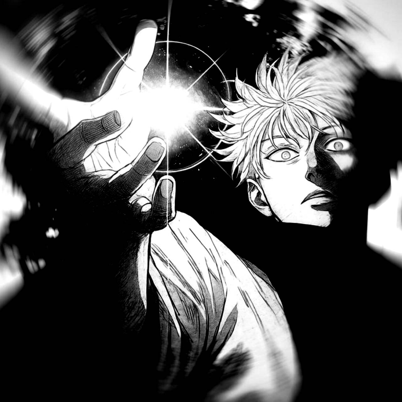 Satoru Gojo pfp Profile Picture in Dramatic Style
