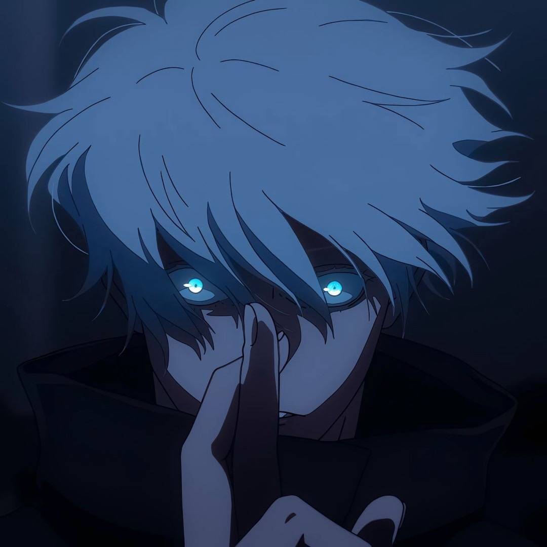 Satoru Gojo pfp Profile Picture with Bright and Mysterious Eyes