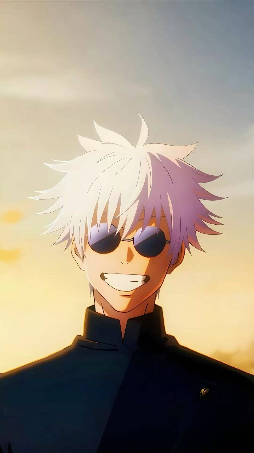 Satoru Gojo pfp Profile Picture with Sunglasses and Smile