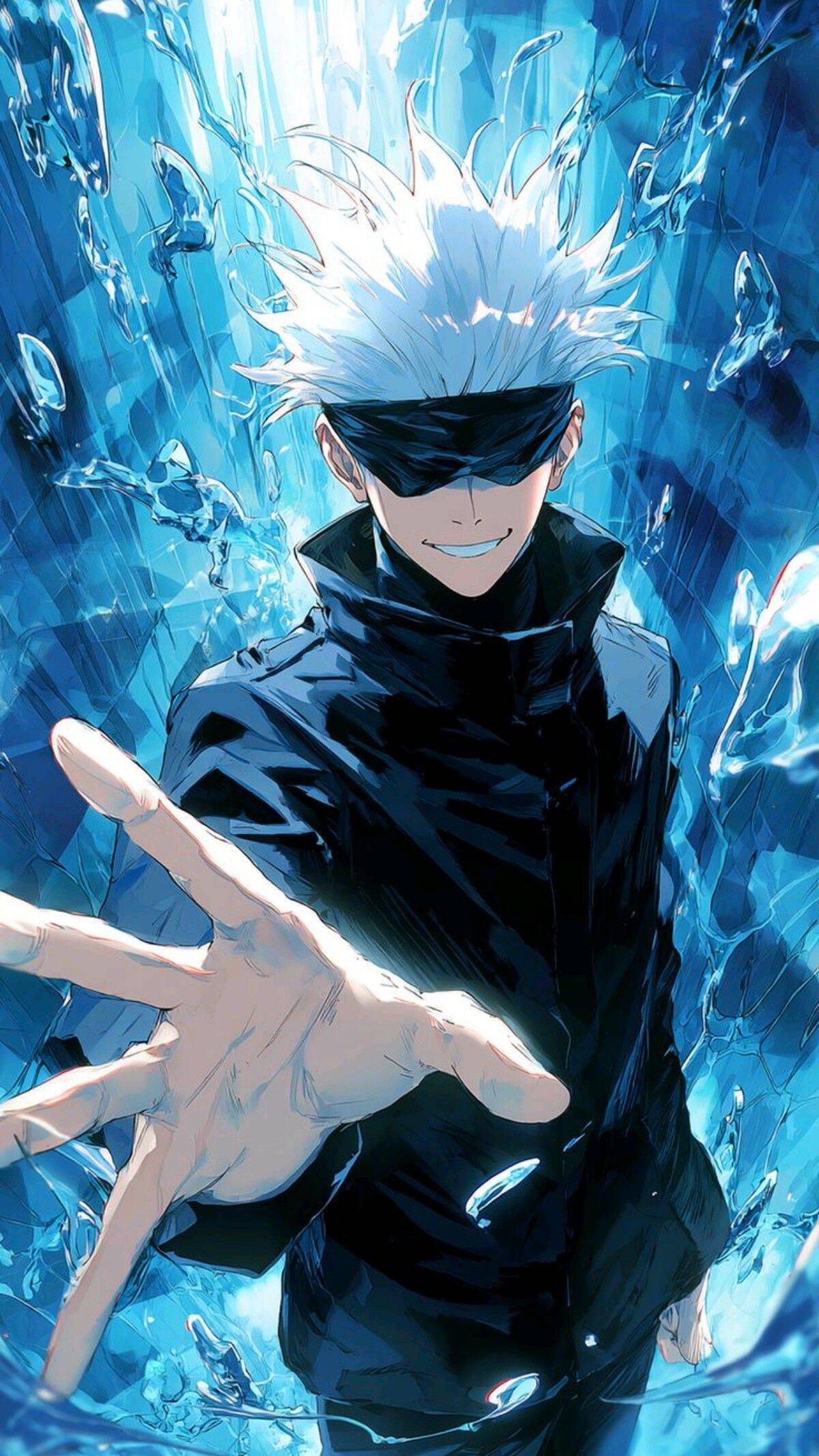 Satoru Gojo pfp Profile Picture with Outstretched Hand
