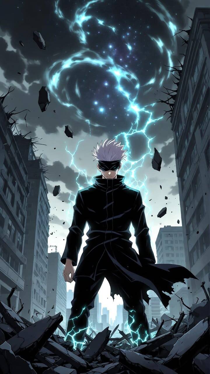 Satoru Gojo pfp Profile Picture with Electric Powers