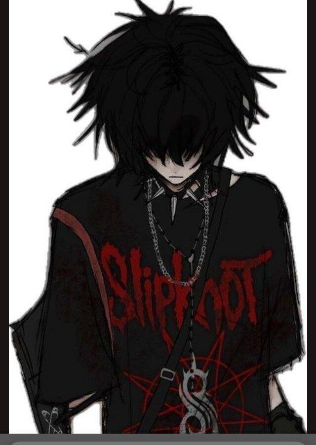 Emo pfp Profile Picture with Slipknot T-Shirt