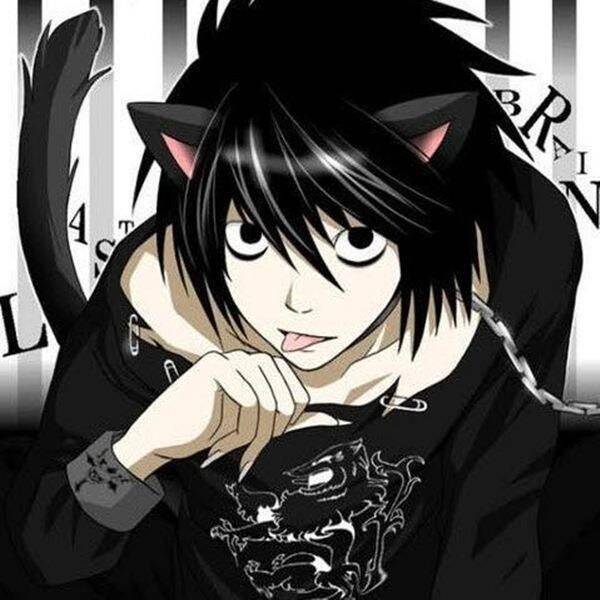 Emo pfp Profile Picture of Anime with Cat Ears