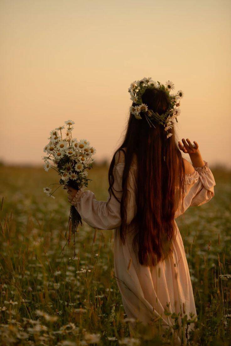 Boho Style with Flowers pfp Profile Picture for TikTok