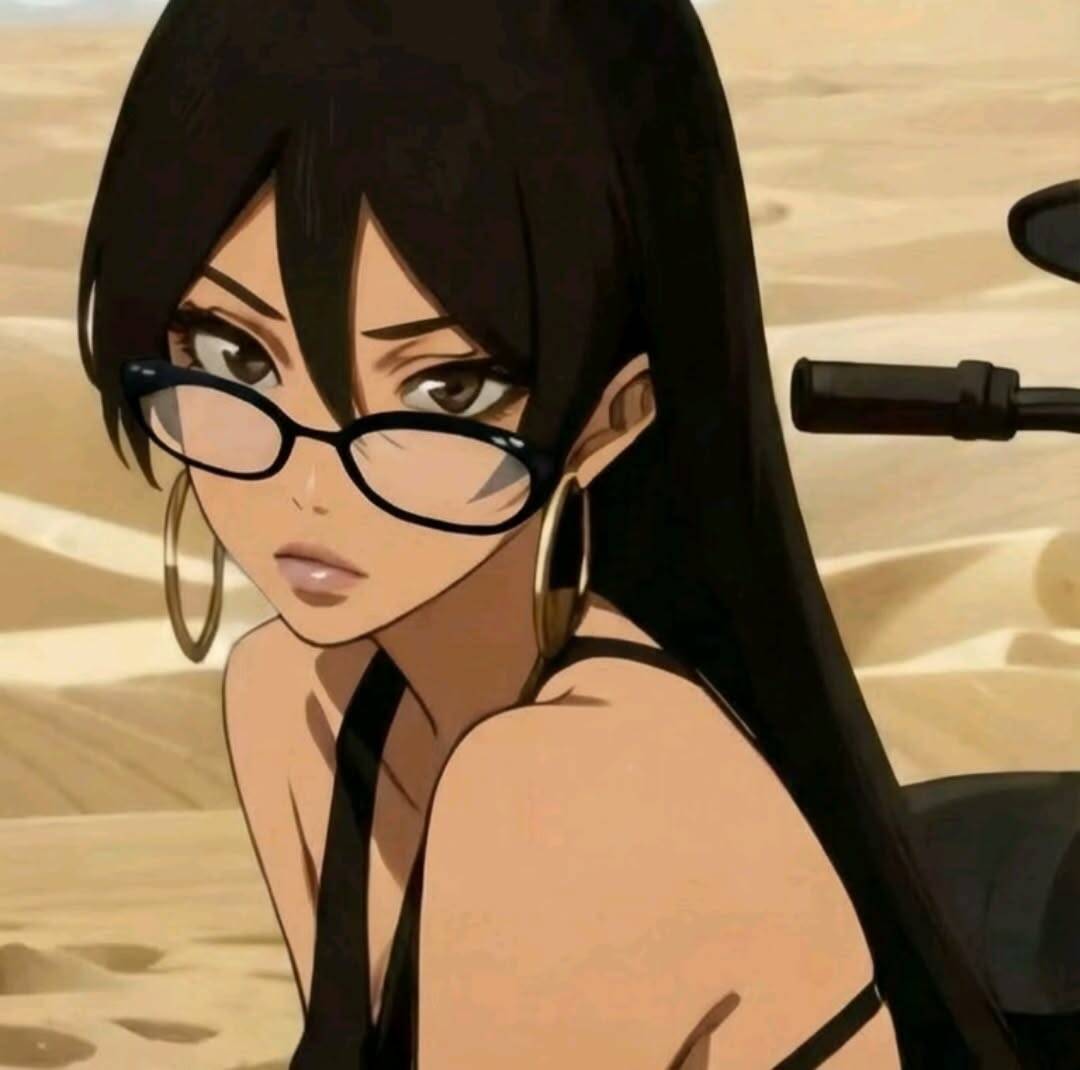 Anime Style pfp Profile Picture with Glasses for TikTok