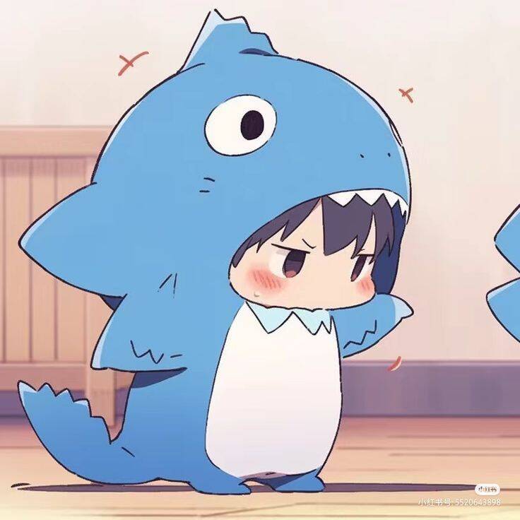 Shark Costume pfp Profile Picture for Matching Couple