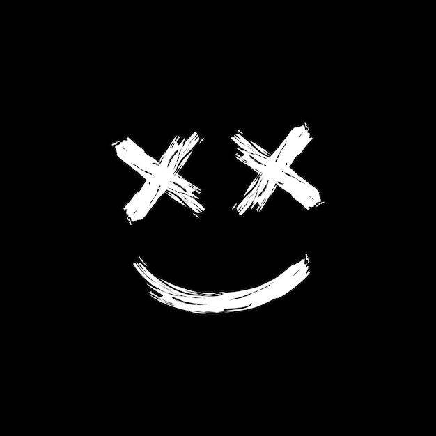 Black pfp Profile Picture with Simple Smile