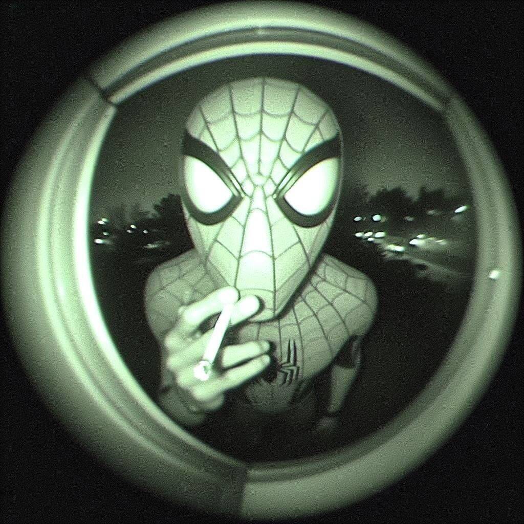 Spider-Man pfp Profile Picture with Cigarette