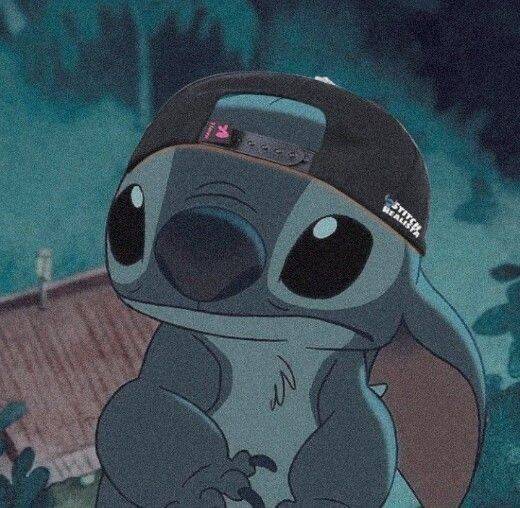 Stitch pfp Profile Picture with Cap