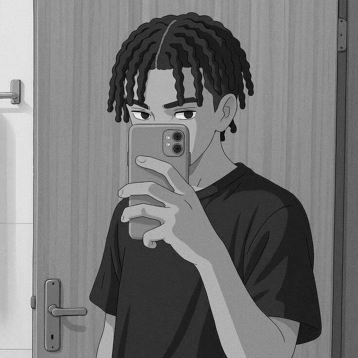 Stylish Boy​ Instagram pfp Profile Picture Curly Hair