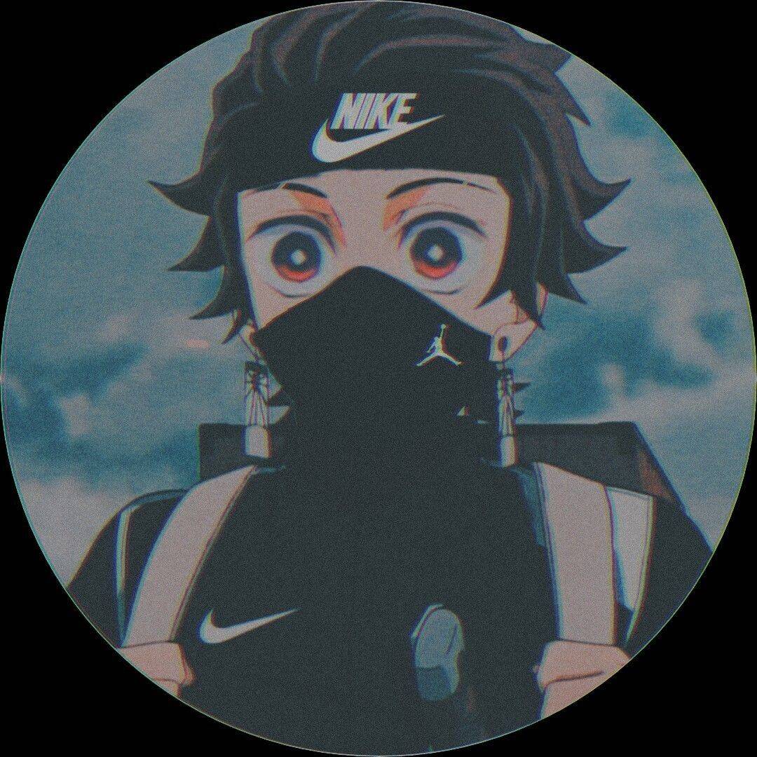 Stylish pfp Profile Picture with Mask and Accessories