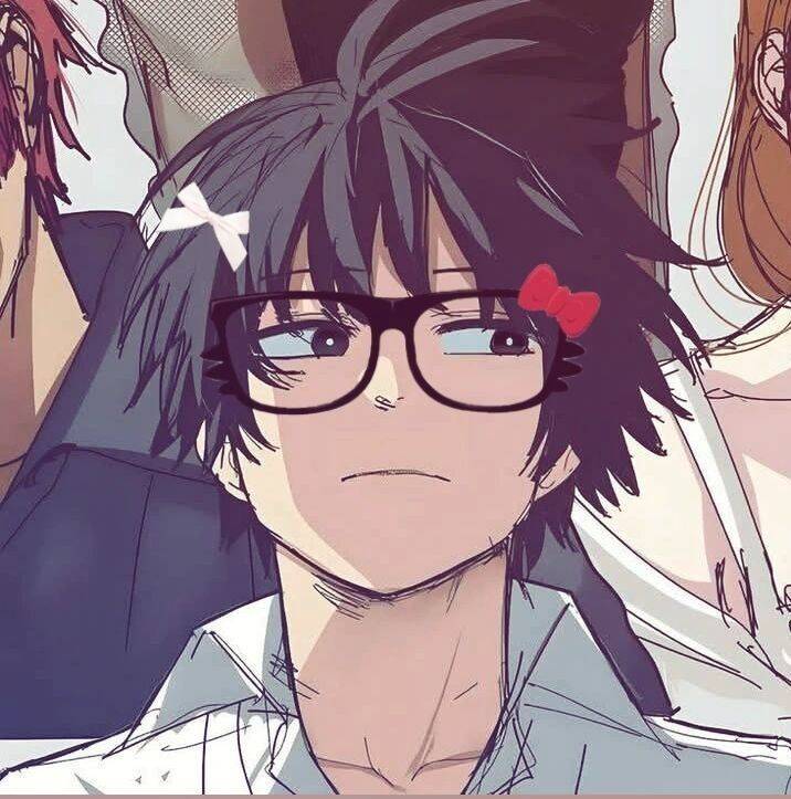 Stylish Boy​ pfp Profile Picture with Glasses and Bows