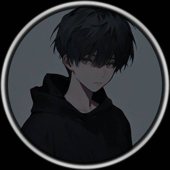 Stylish Boy pfp Profile Picture with Black Hair Boy​