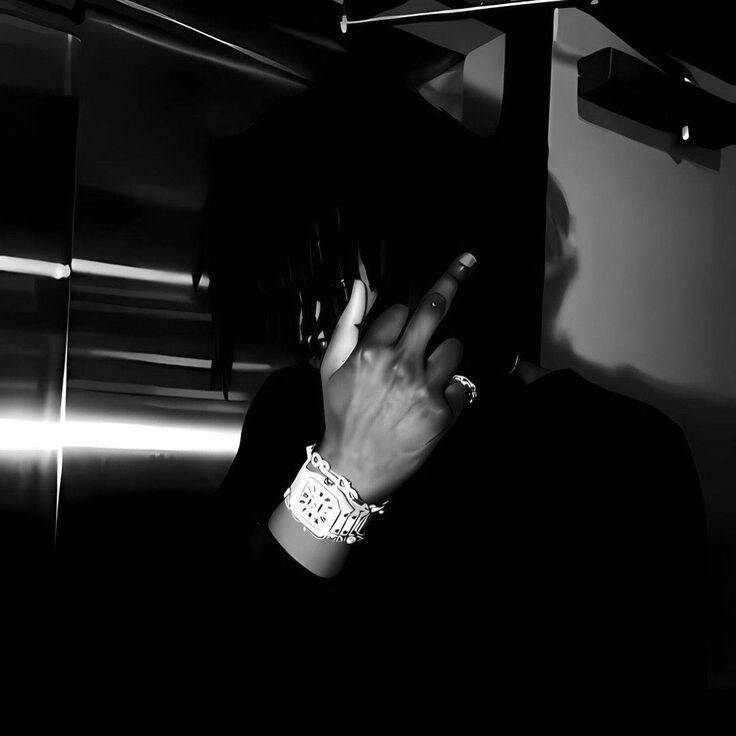 Black Profile of Stylish Rapper pfp Profile Picture