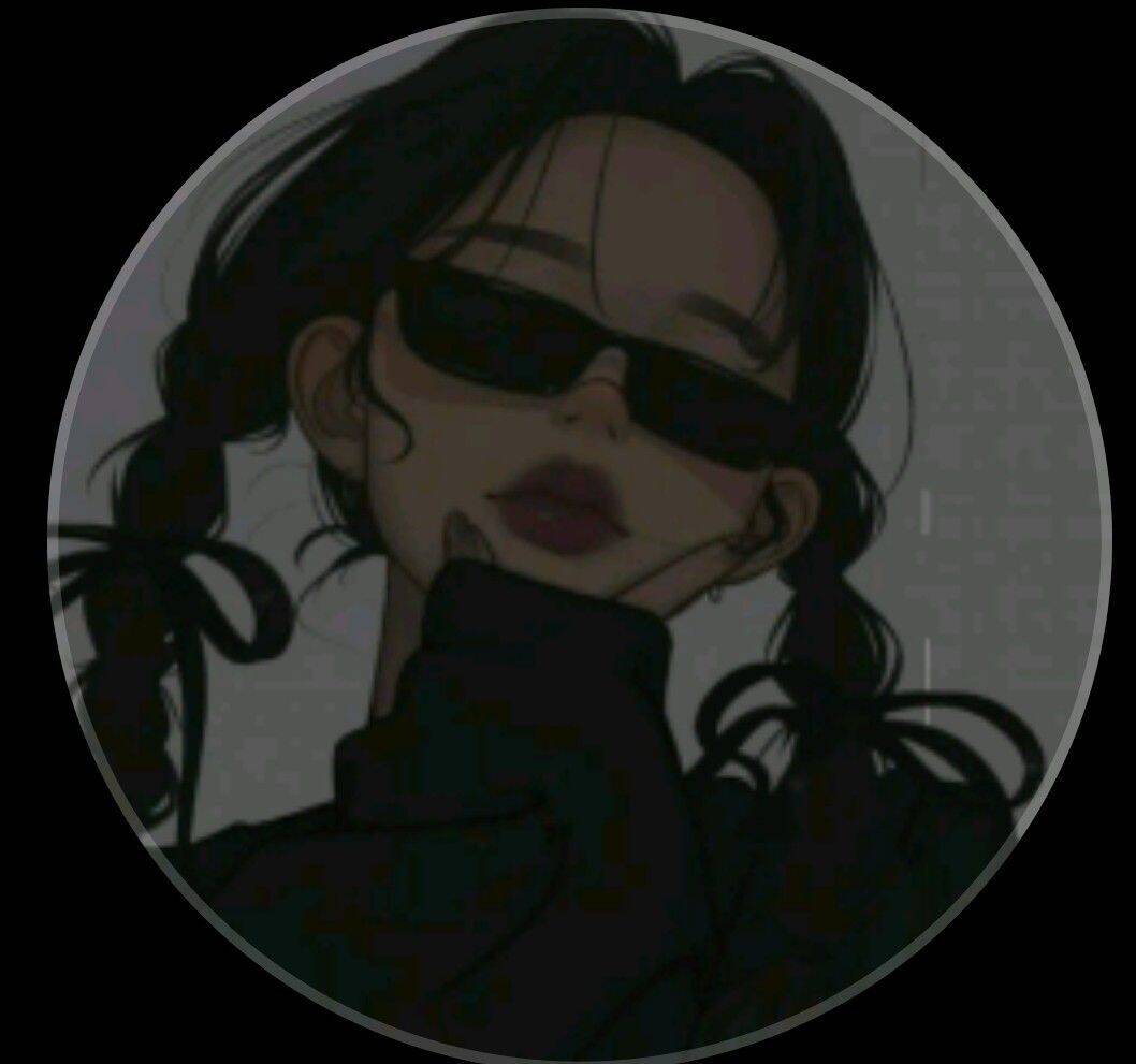 Stylish Girl with Sunglasses pfp Profile Picture