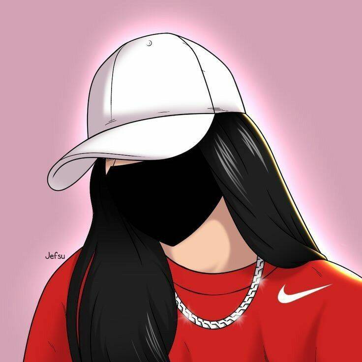 Stylish Girl​ Pfp Profile Picture with Cap for WhatsApp