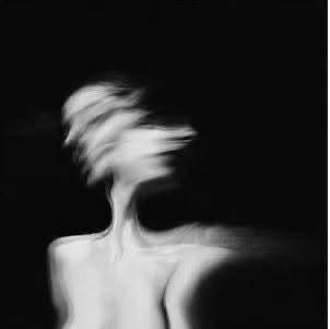 Black Profile of Moving Woman pfp Profile Picture
