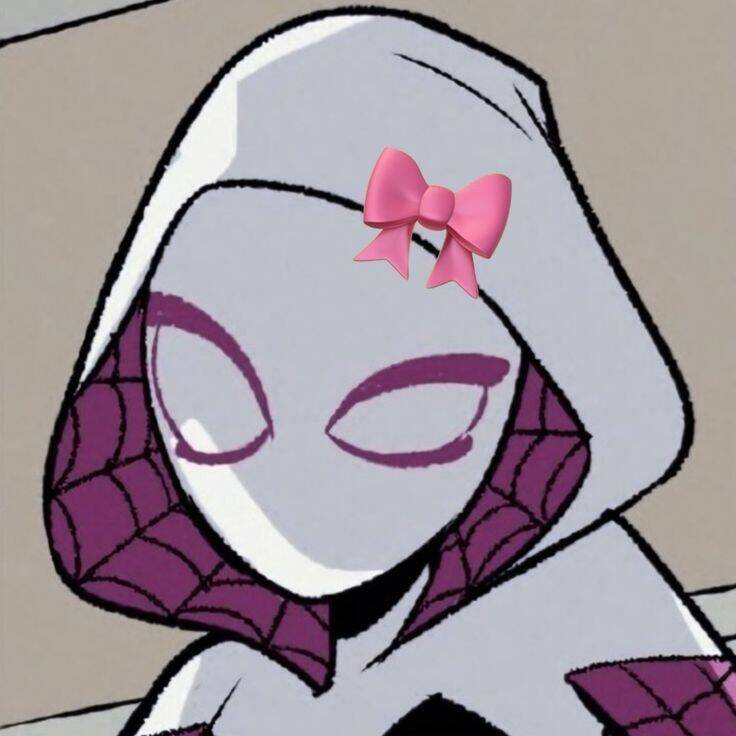 Girl​ pfp Profile Picture of Character with Bow