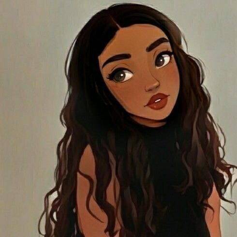 Girl​ pfp Profile Picture in Drawing Style