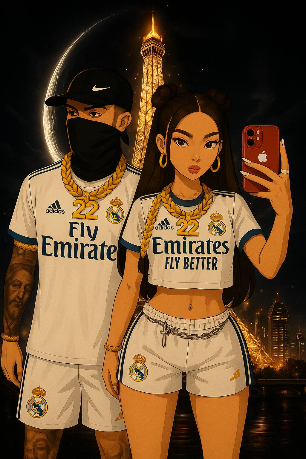 Girl​ pfp Profile Picture with Sporty Style