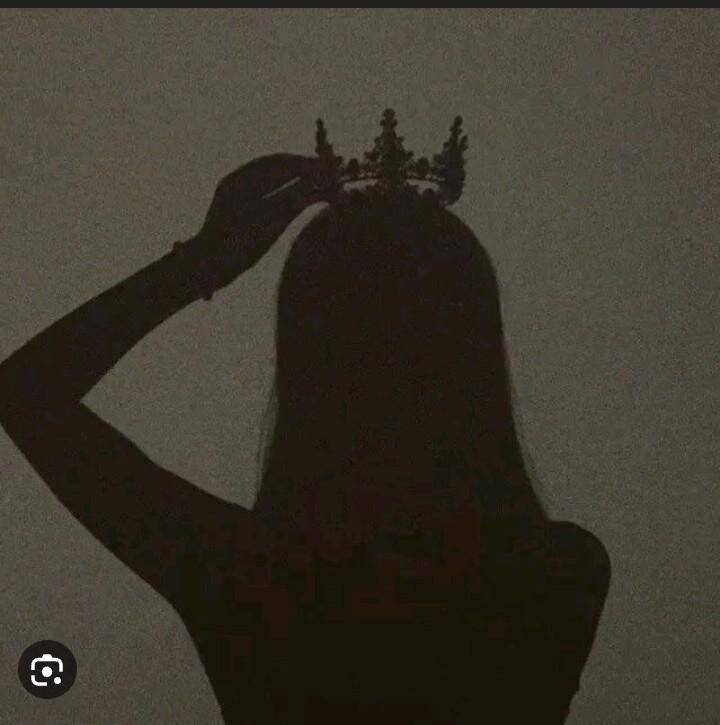 Flower Crown Silhouette pfp Profile Picture