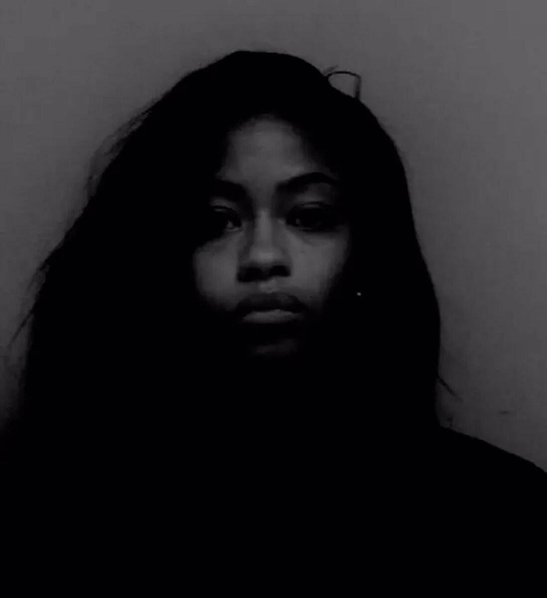 Black pfp Profile Picture of Woman with Long Hair